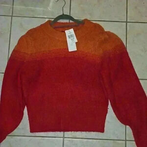 NWT FRENCH CONNECTION CROP WOOL SWEATER